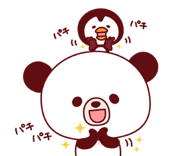Panda(pon-yan)&Puffin(Puffy)-2- sticker #330889