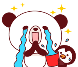 Panda(pon-yan)&Puffin(Puffy)-2- sticker #330894