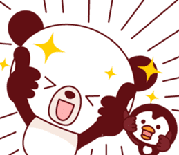 Panda(pon-yan)&Puffin(Puffy)-2- sticker #330895