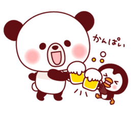 Panda(pon-yan)&Puffin(Puffy)-2- sticker #330901