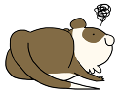 Goofy ferret TOUCH sticker #330908