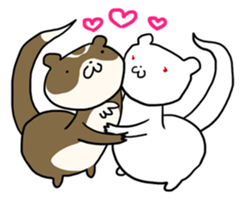 Goofy ferret TOUCH sticker #330918