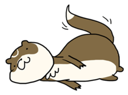Goofy ferret TOUCH sticker #330924
