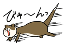 Goofy ferret TOUCH sticker #330931