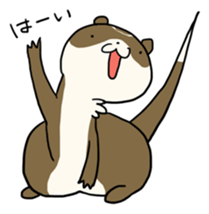 Goofy ferret TOUCH sticker #330933