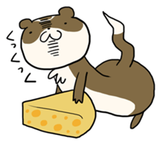 Goofy ferret TOUCH sticker #330936