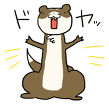 Goofy ferret TOUCH sticker #330938