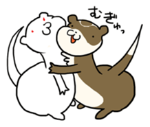 Goofy ferret TOUCH sticker #330939