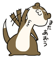 Goofy ferret TOUCH sticker #330942