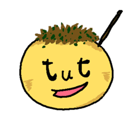 Octopus dumplings "TAKORU" sticker #331425