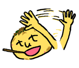 Octopus dumplings "TAKORU" sticker #331427