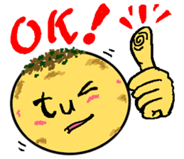 Octopus dumplings "TAKORU" sticker #331429