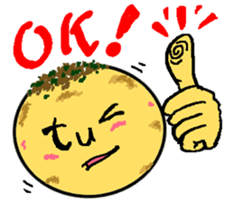 Octopus dumplings "TAKORU" sticker #331429