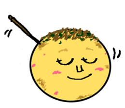 Octopus dumplings "TAKORU" sticker #331430