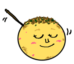 Octopus dumplings "TAKORU" sticker #331430