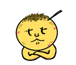 Octopus dumplings "TAKORU" sticker #331431