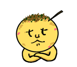 Octopus dumplings "TAKORU" sticker #331431