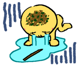 Octopus dumplings "TAKORU" sticker #331438