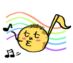 Octopus dumplings "TAKORU" sticker #331443