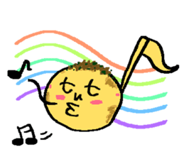 Octopus dumplings "TAKORU" sticker #331443