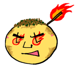 Octopus dumplings "TAKORU" sticker #331444