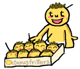 Octopus dumplings "TAKORU" sticker #331452