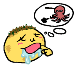 Octopus dumplings "TAKORU" sticker #331460