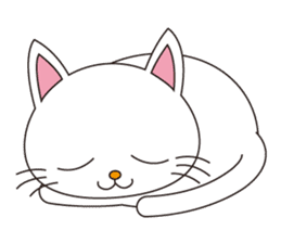 White Cat (World Version) sticker #331628