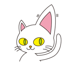 White Cat (World Version) sticker #331638