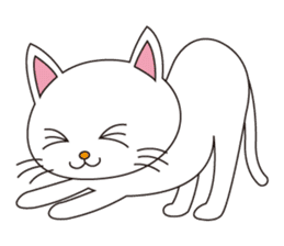 White Cat (World Version) sticker #331639