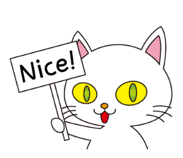 White Cat (World Version) sticker #331660