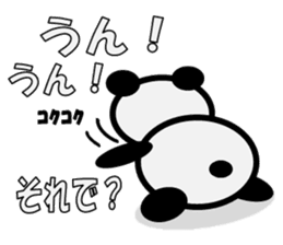 hanashi wo kiku panda sticker #331991
