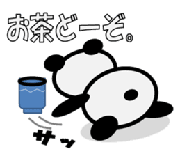 hanashi wo kiku panda sticker #332009