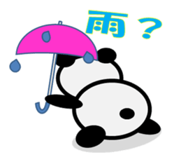 hanashi wo kiku panda sticker #332014