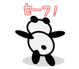 hanashi wo kiku panda sticker #332016