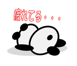 hanashi wo kiku panda sticker #332020