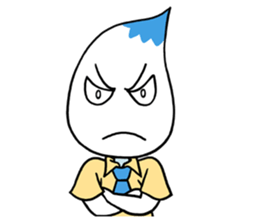 Droplets Man sticker #332306