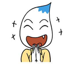 Droplets Man sticker #332307