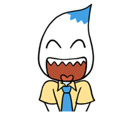 Droplets Man sticker #332308