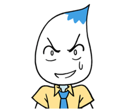 Droplets Man sticker #332309