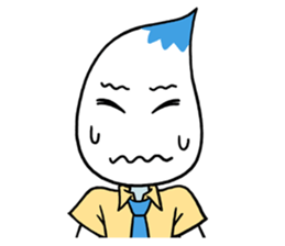 Droplets Man sticker #332310