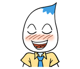 Droplets Man sticker #332311