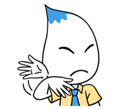 Droplets Man sticker #332313