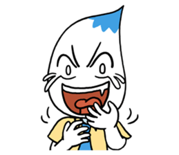 Droplets Man sticker #332314