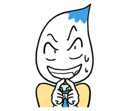 Droplets Man sticker #332315