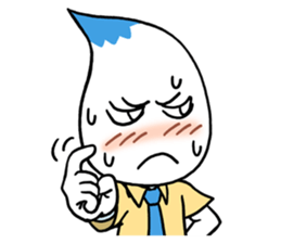 Droplets Man sticker #332318