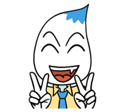 Droplets Man sticker #332321