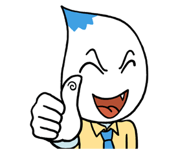 Droplets Man sticker #332322