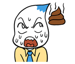 Droplets Man sticker #332324