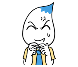 Droplets Man sticker #332325